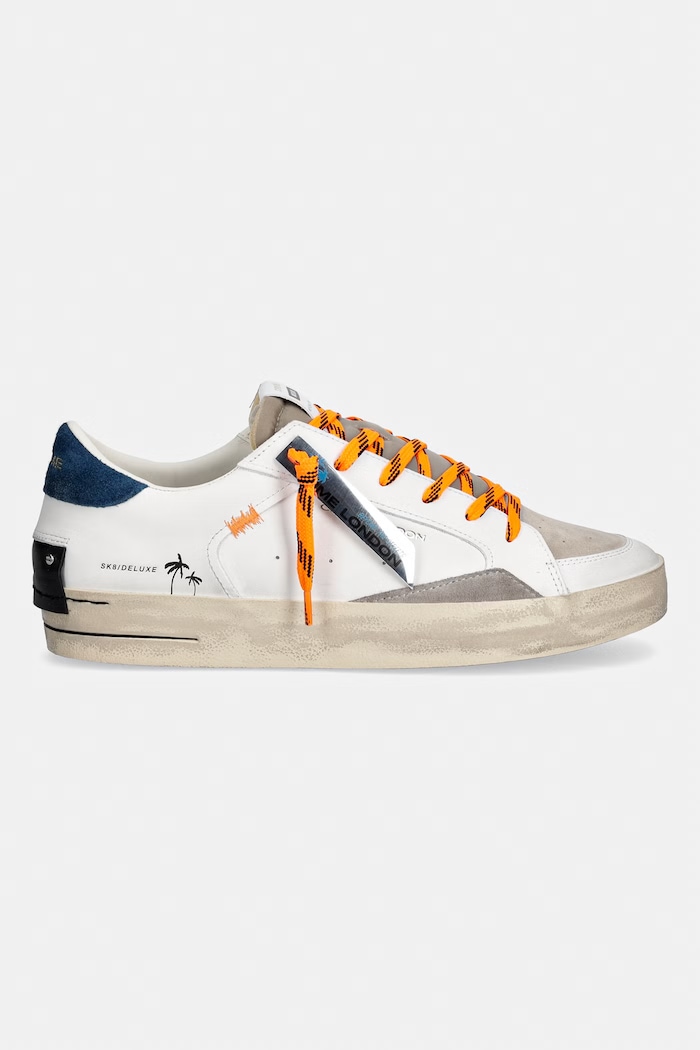 Crime London sneakers SK8 DELUXE 19100PP8.10 alb SS26