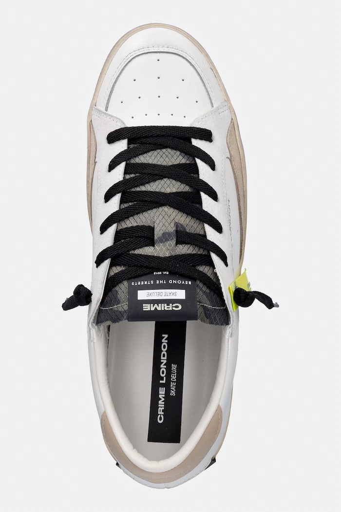 Crime London sneakers SK8 DELUXE alb 19104PP8.10