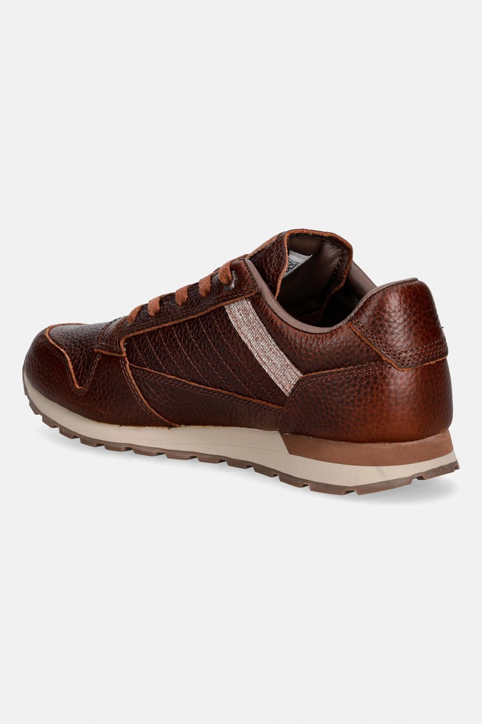 Încălțăminte CAT Footwear VENTURA LEATHER BT sneakers pentru bărbați din piele P726637 maro