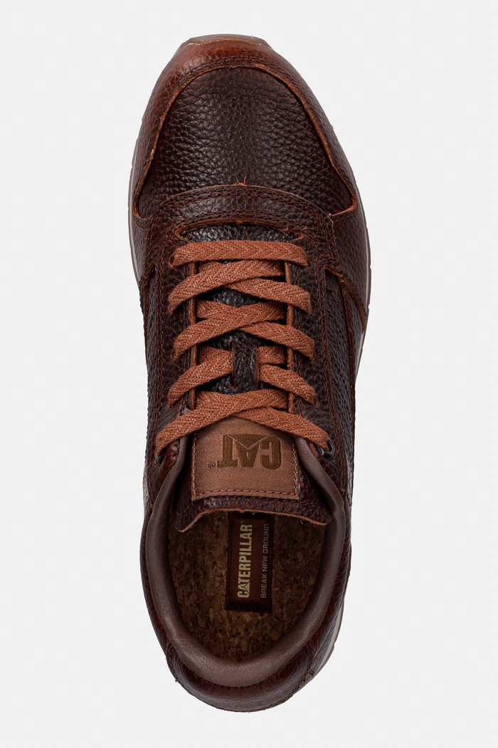 CAT Footwear VENTURA LEATHER BT sneakers pentru bărbați din piele maro P726637