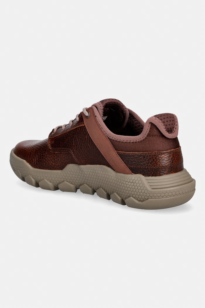 Încălțăminte CAT Footwear HEX LITE LEATHER BT sneakers pentru bărbați din piele P726639 maro