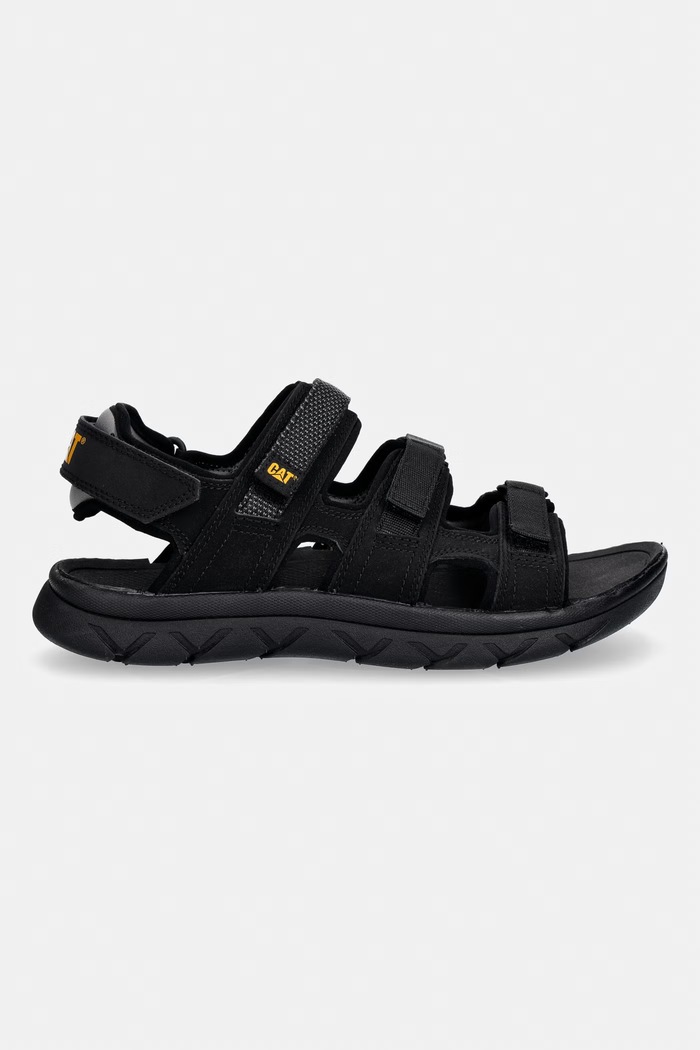 CAT Footwear sandały męskie skórzane CADENT P726616 czarny SS26