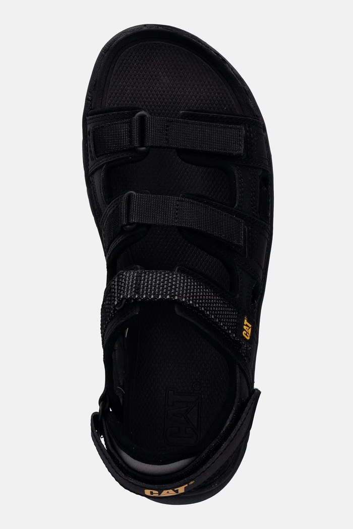 CAT Footwear sandały męskie skórzane CADENT czarny P726616