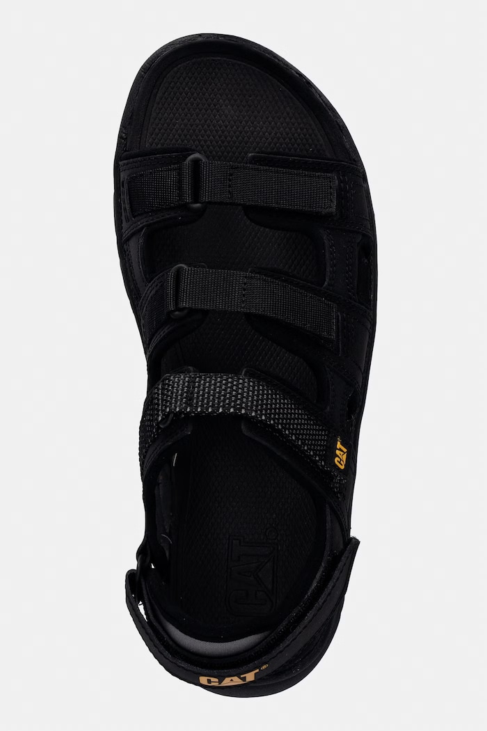 CAT Footwear sandały męskie skórzane CADENT czarny P726616