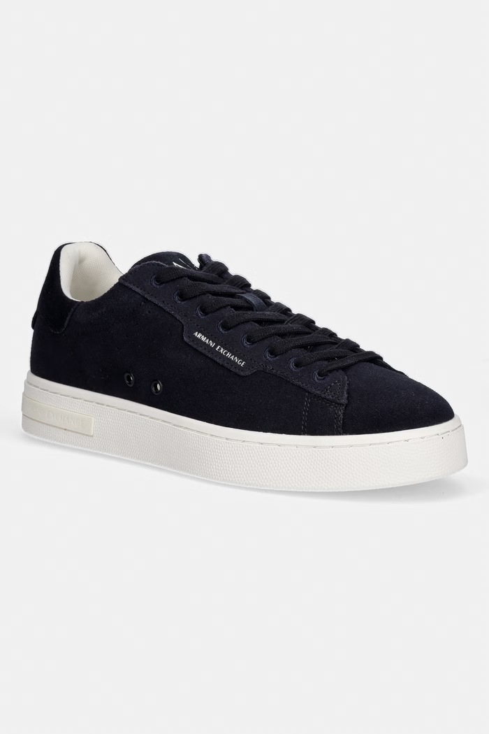 Armani Exchange Маратонки Мъжки Велурени тъмносин XM002617.AF19687.ZB004