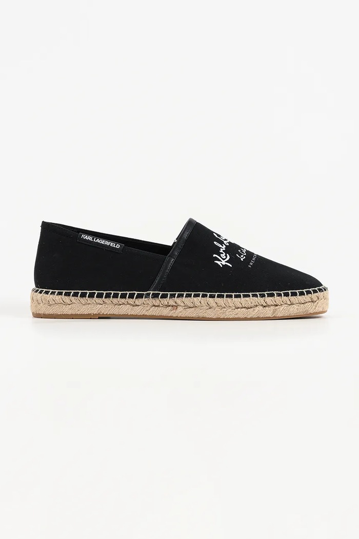 Karl Lagerfeld espadrilky pánske Kamino čierna KL70126.900
