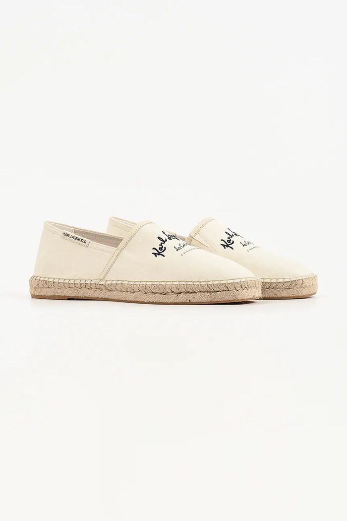 Karl Lagerfeld espadrile pentru bărbați Kamino KL70126.9T1 bej SS26