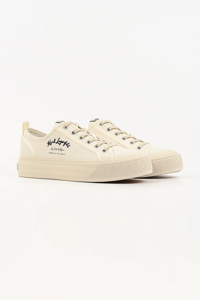 Karl Lagerfeld Kampus Max V tenisky pánske KL50523.9T1 béžová SS26