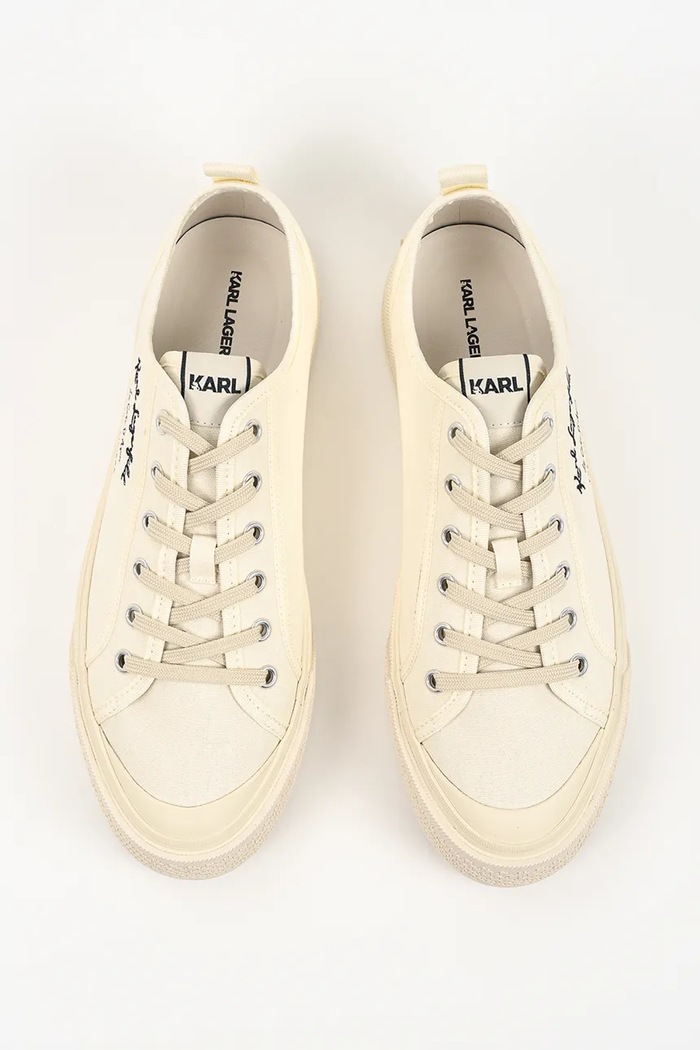 Karl Lagerfeld Kampus Max V tenisky pánske béžová KL50523.9T1