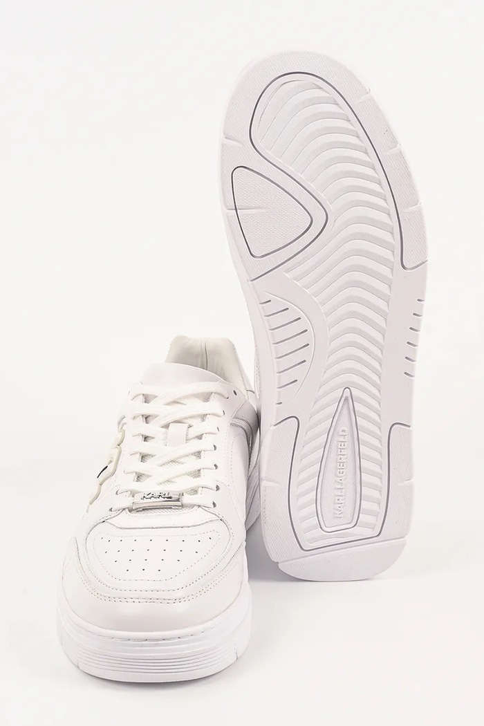 Karl Lagerfeld Kourtney tenisky pánske kožené KL53025.01W biela