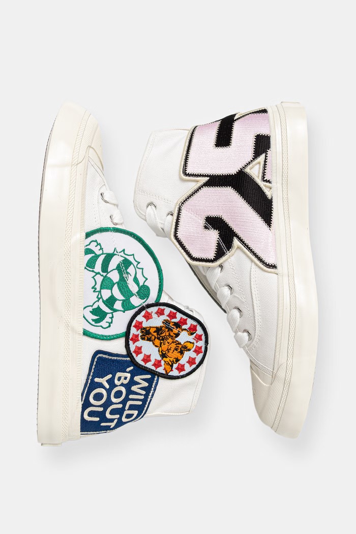 Obuv Tenisky Kenzo High top Sneaker FG55SN027F67.MU biela