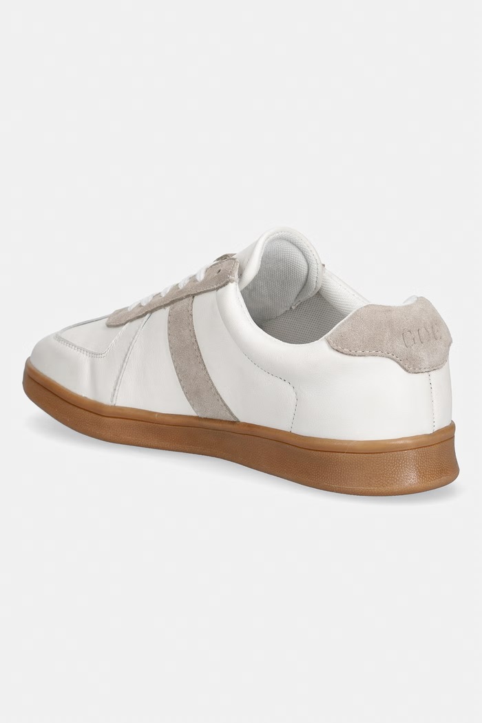 Παπούτσια Goe TT1N4016 sneakers ανδρικά δερμάτινα TT1N4016 λευκό