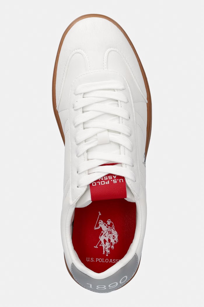 U.S. Polo Assn. BYRON005 tenisky pánske biela BYRON005W.6NH1