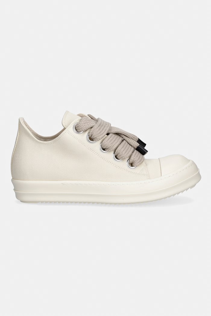 Rick Owens DRKSHDW Jumbolace Low кеди чоловічі DU01F4819.DOW2 бежевий SS26