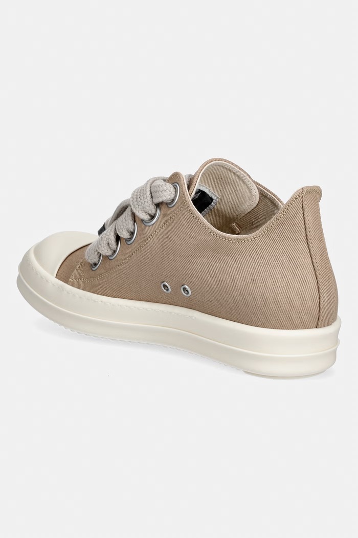 Взуття Rick Owens DRKSHDW Jumbolace Low кеди чоловічі DU01F4819.DOW2 бежевий