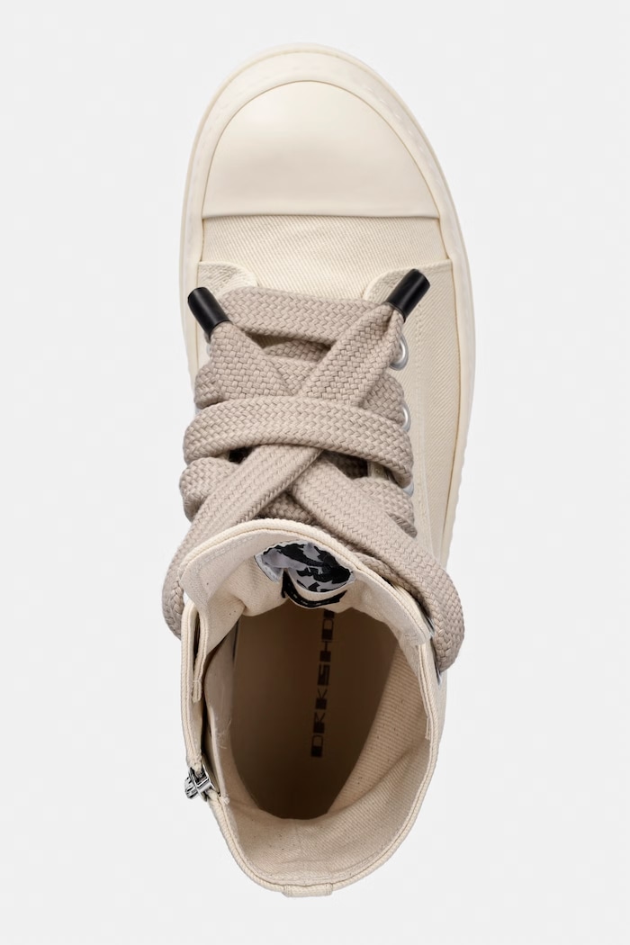 Rick Owens DRKSHDW Jumbolace πάνινα Ανδρικά μπεζ DU01F4818.DOW2