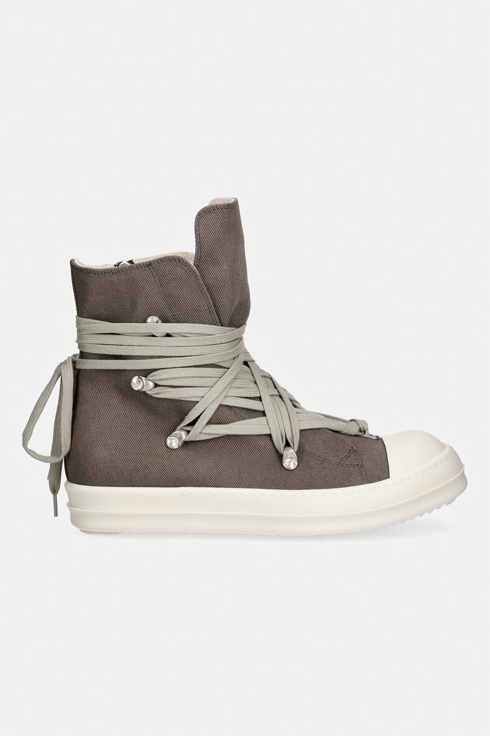 Rick Owens DRKSHDW Megalace πάνινα Ανδρικά DU01F4809.DOW1 καφέ SS26
