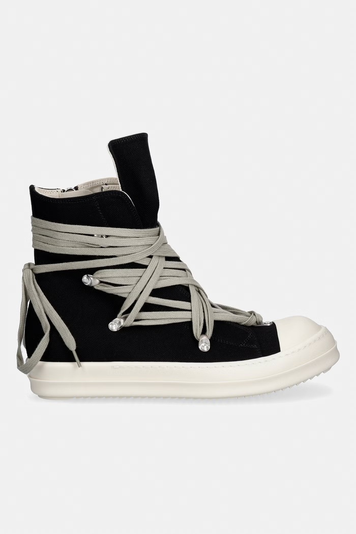 Rick Owens DRKSHDW Megalace πάνινα Ανδρικά DU01F4809.DOW1 μαύρο SS26