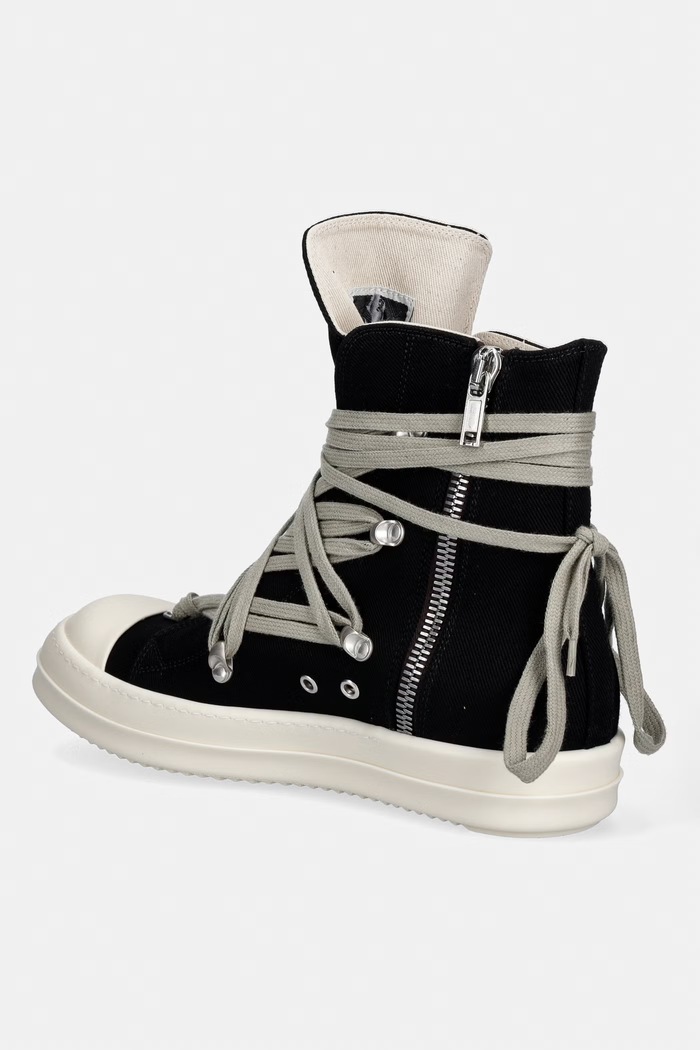 Παπούτσια Rick Owens DRKSHDW Megalace πάνινα Ανδρικά DU01F4809.DOW1 μαύρο