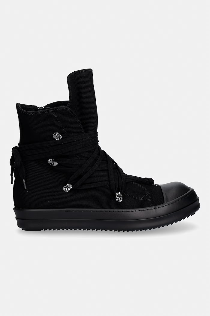 Rick Owens DRKSHDW Megalace πάνινα Ανδρικά DU01F4809.DOW1 μαύρο SS26