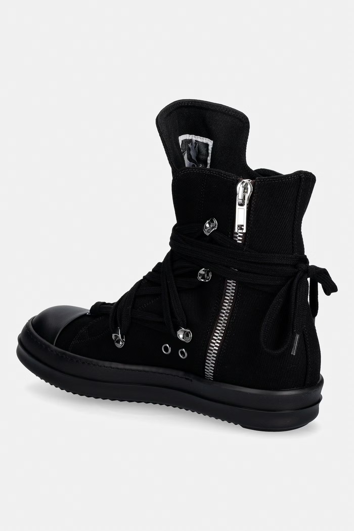 Παπούτσια Rick Owens DRKSHDW Megalace πάνινα Ανδρικά DU01F4809.DOW1 μαύρο