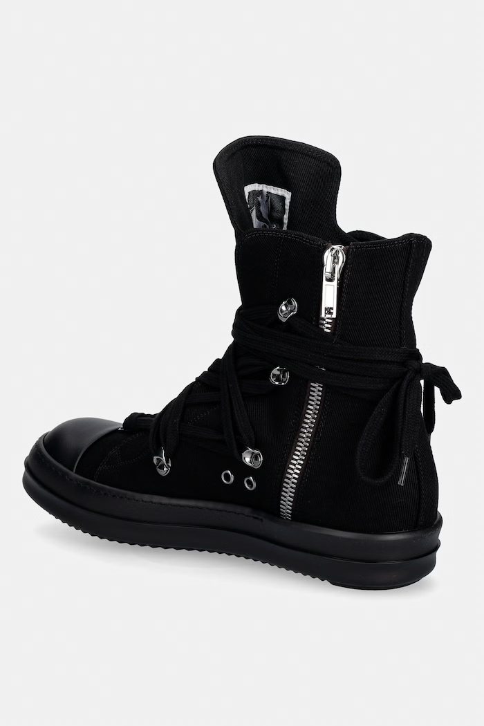 Παπούτσια Rick Owens DRKSHDW Megalace πάνινα Ανδρικά DU01F4809.DOW1 μαύρο
