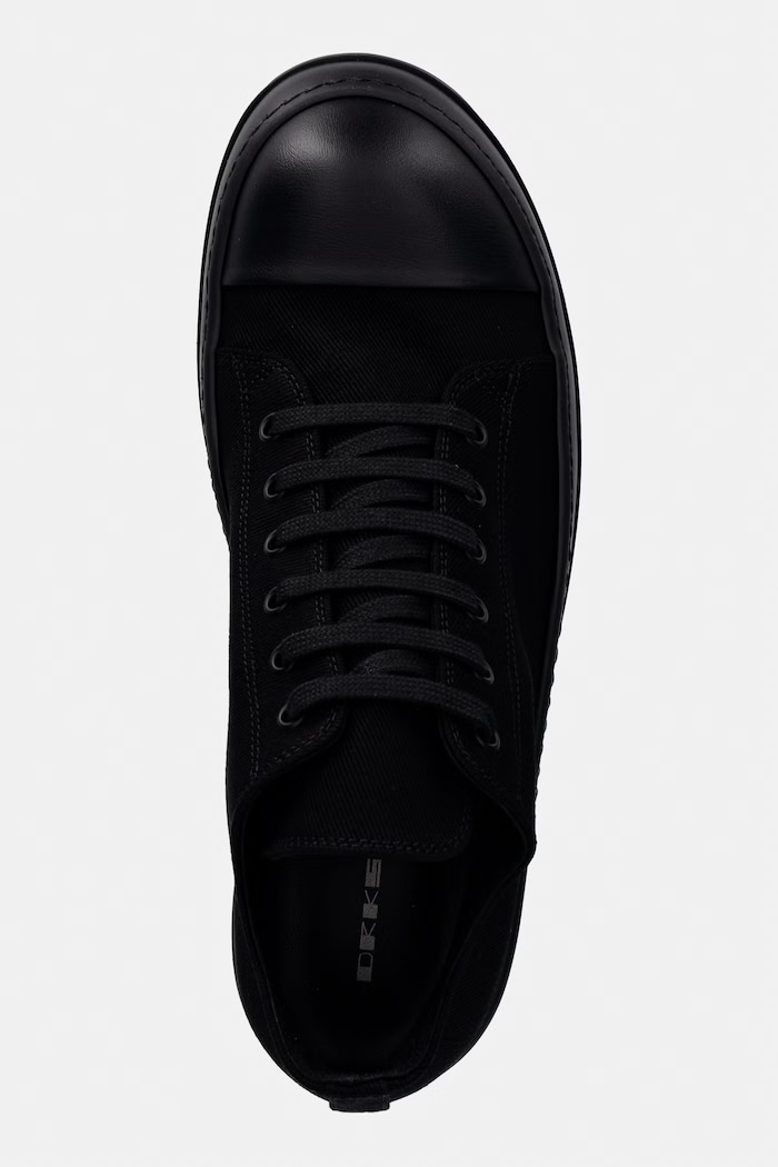 Πάνινα παπούτσια Rick Owens DRKSHDW Denim Low μαύρο DU01F4802.DO