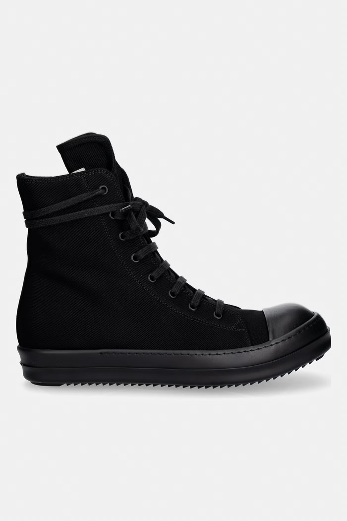 Πάνινα παπούτσια Rick Owens DRKSHDW Denim DU01F4800.DO μαύρο SS26