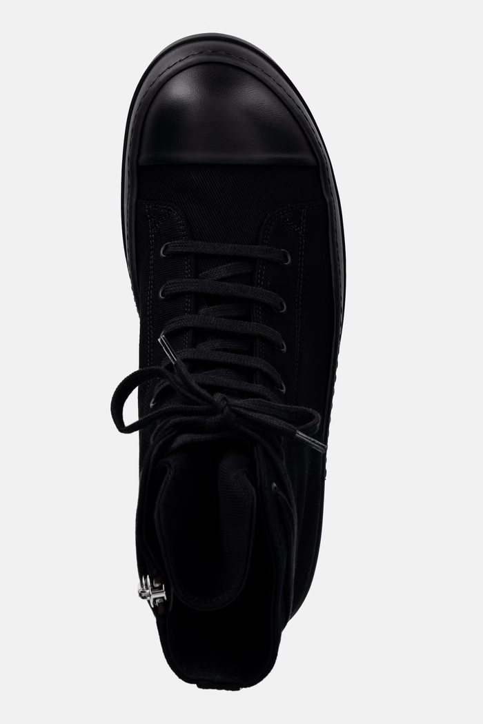 Πάνινα παπούτσια Rick Owens DRKSHDW Denim μαύρο DU01F4800.DO