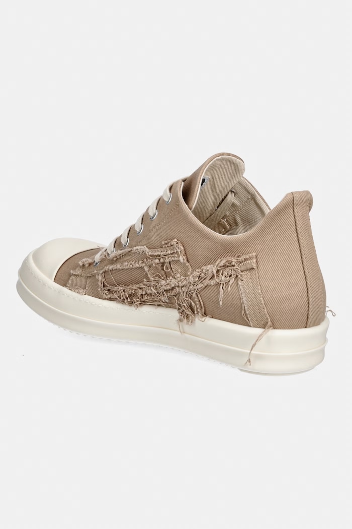 Обувки Rick Owens DRKSHDW Denim Low ниски кецове мъжки DU01F4802.SLASH бежов
