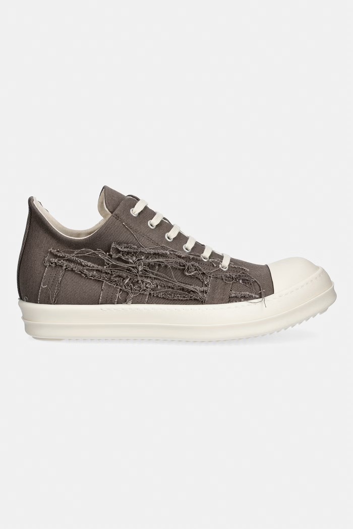 Rick Owens DRKSHDW Denim Low ниски кецове мъжки DU01F4802.SLASH кафяв SS26