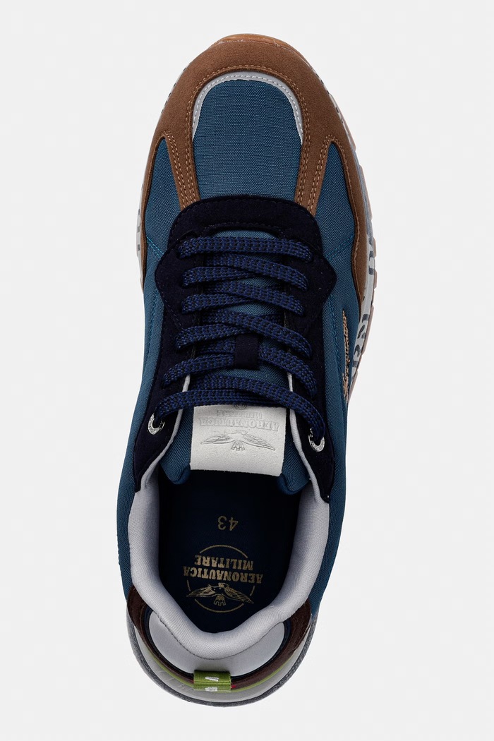Tenisky Aeronautica Militare SNEAKERS tmavomodrá 261SC0276UCT04327.94632
