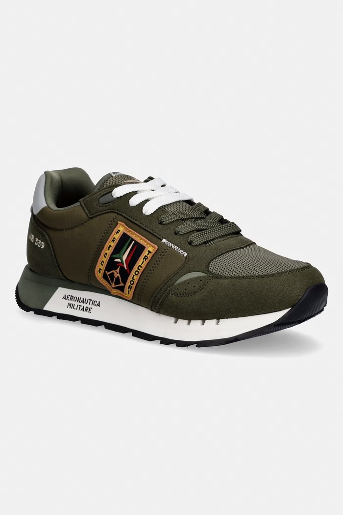 Tenisky Aeronautica Militare SNEAKERS textilný zelená 261SC0292UCT03331.07301