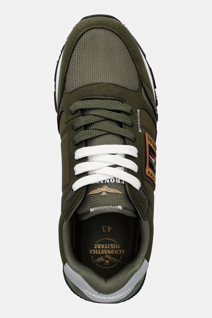 Tenisky Aeronautica Militare SNEAKERS zelená 261SC0292UCT03331.07301