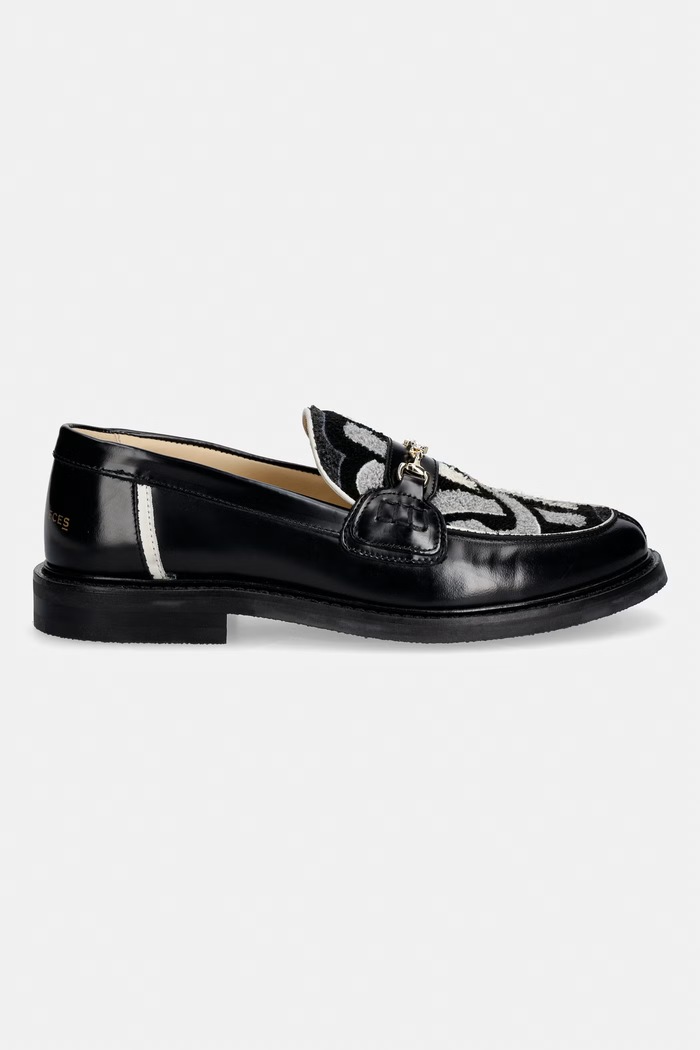 Filling Pieces mokasyny skórzane Loafer Gowtu 112411303167.133 czarny SS26