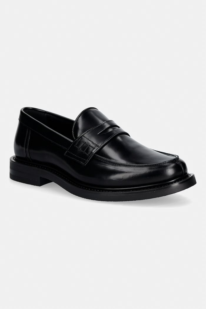 Filling Pieces mokasyny skórzane Loafer Polido Minimum casual czarny 112511303182.130