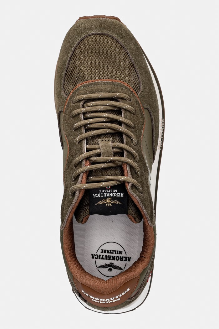 Aeronautica Militare sneakersy SNEAKERS zielony 261SC0320UPL00313.07254