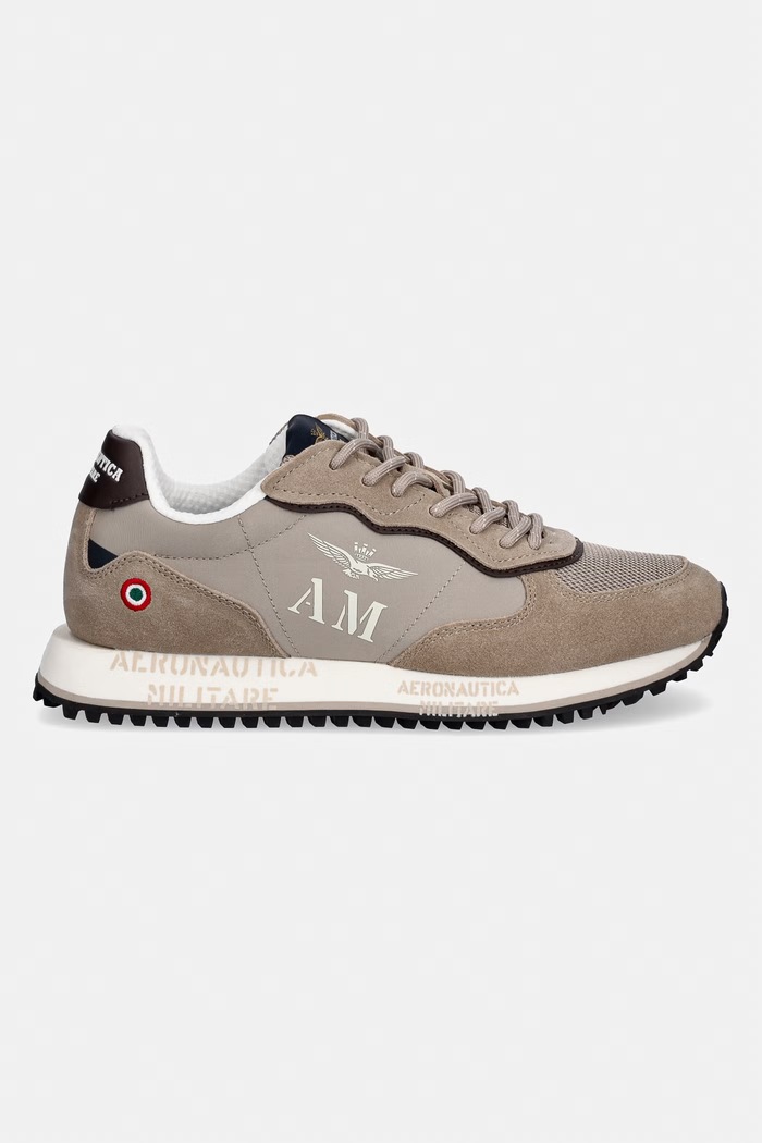 Aeronautica Militare sneakersy SNEAKERS 261SC0320UPL00313.57570 brązowy SS26