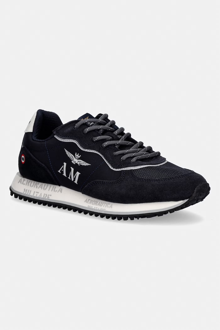 Aeronautica Militare sneakersy SNEAKERS tekstylny granatowy 261SC0320UPL00313.08349