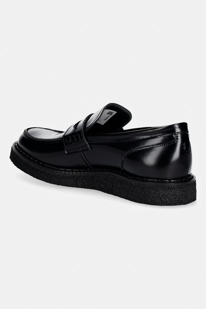 Obuwie Fred Perry mokasyny skórzane SB1345 czarny