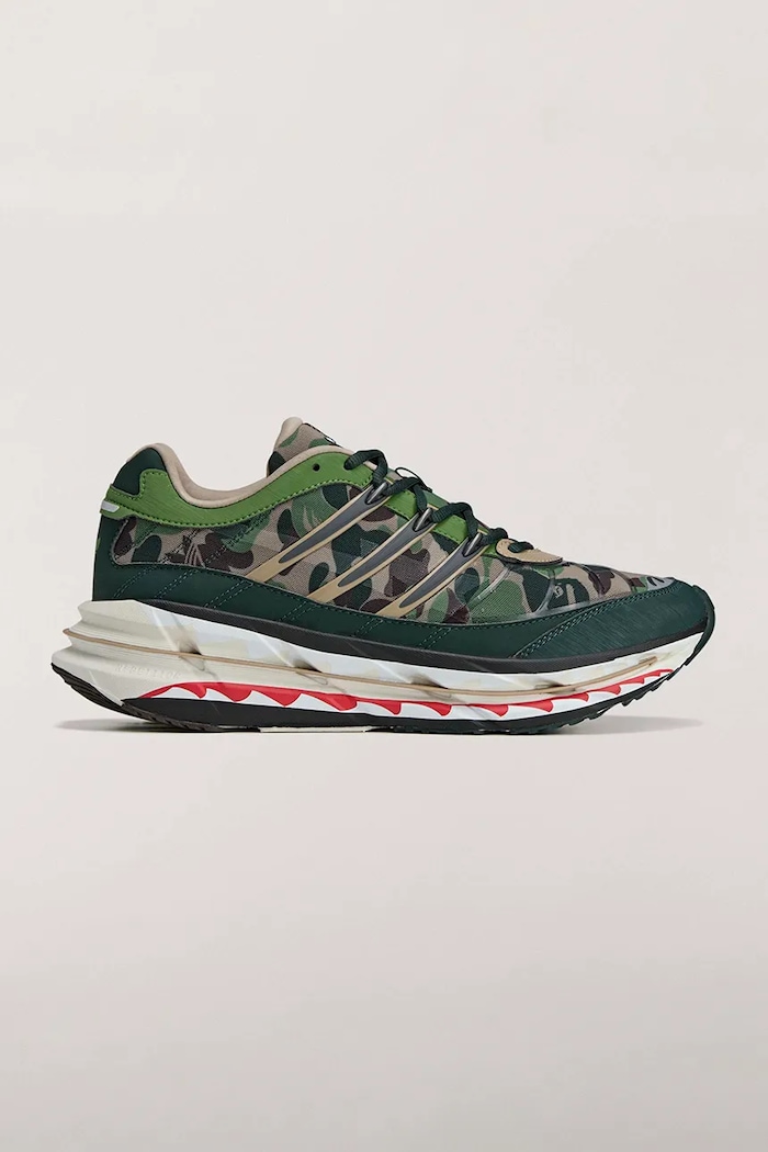 Кроссовки adidas Originals x BAPE текстиль зелёный KJ8850