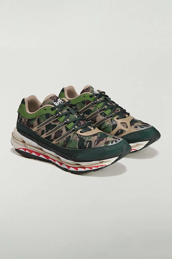 Кроссовки adidas Originals x BAPE KJ8850 зелёный SS26