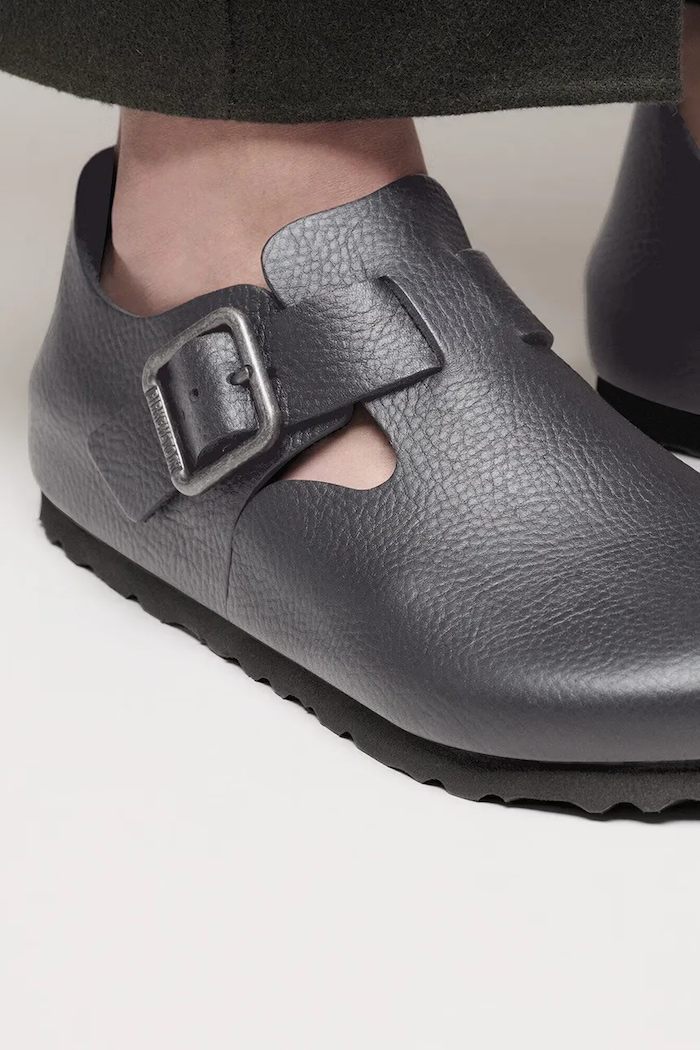 Birkenstock London WB pantofi cu toc plat pentru bărbați din piele 1030176