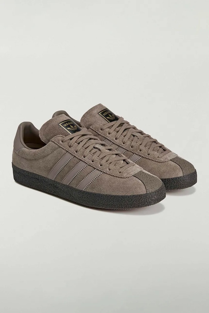 adidas Originals TOPANGA II x SPZL sneakers pentru bărbați din piele întoarsă KK3671 maro SS26