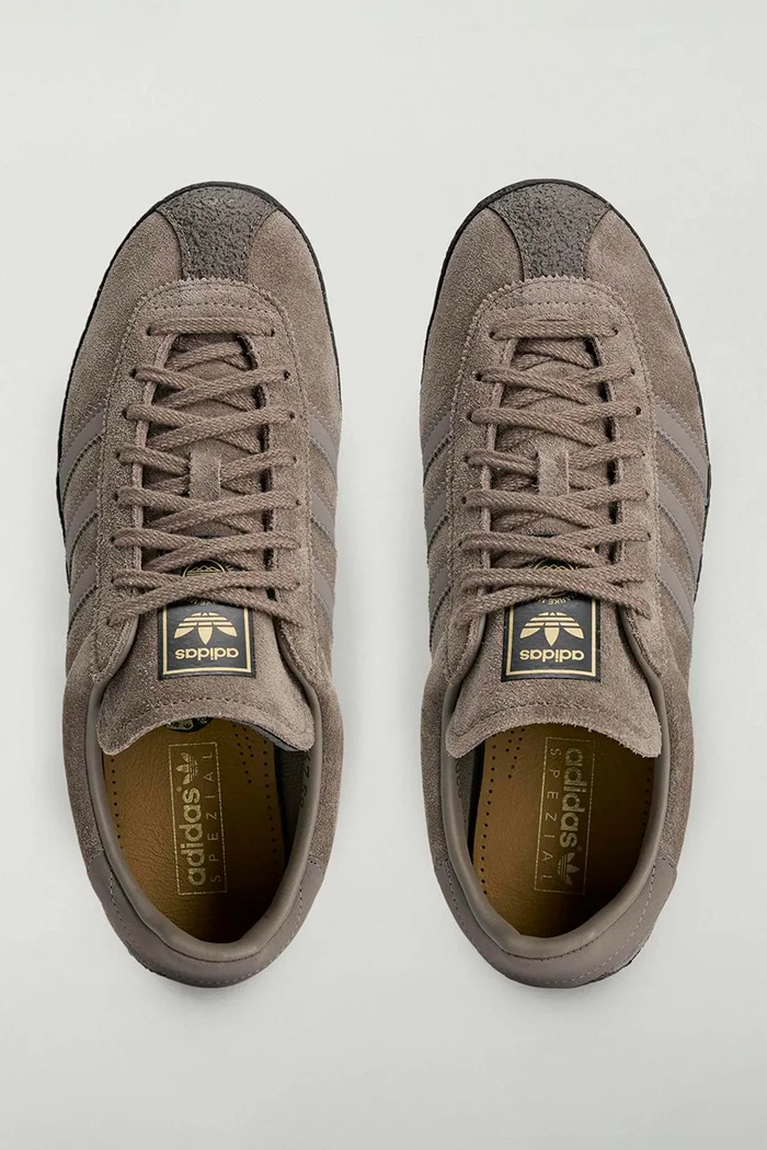 adidas Originals TOPANGA II x SPZL sneakers pentru bărbați din piele întoarsă maro KK3671