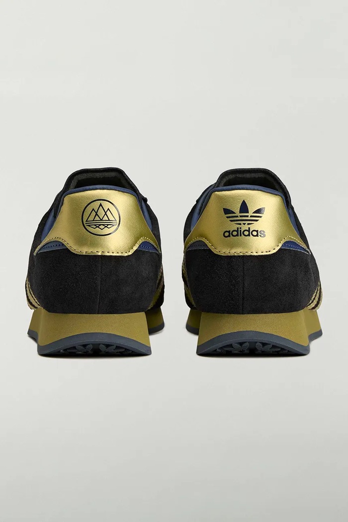 Παπούτσια adidas Originals SAMOA II x SPZL sneakers ανδρικά σουέτ KK4219 μαύρο