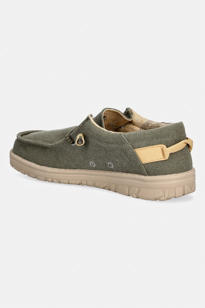Παπούτσια Jeep μοκασίνια ανδρικά SAMOA WALLABEE CVS JM61110A020 πράσινο