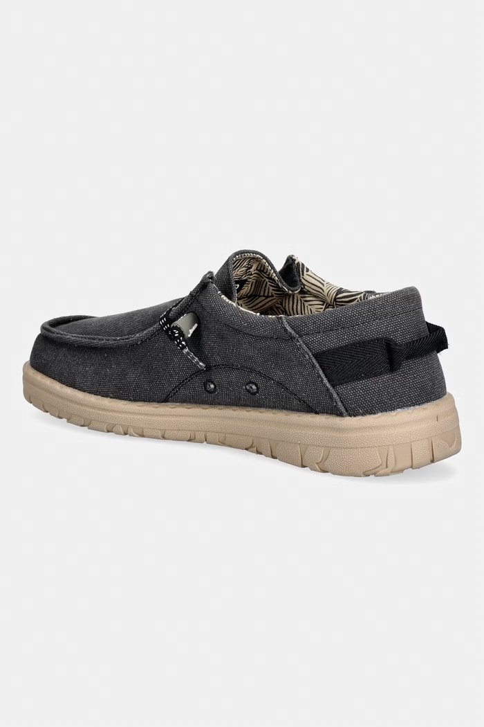 Παπούτσια Jeep μοκασίνια Ανδρικά SAMOA WALLABEE CVS JM61110A062 μαύρο