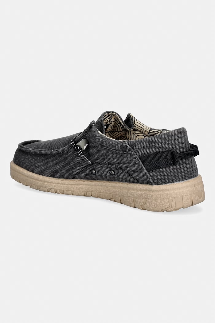 Παπούτσια Jeep μοκασίνια Ανδρικά SAMOA WALLABEE CVS JM61110A062 μαύρο