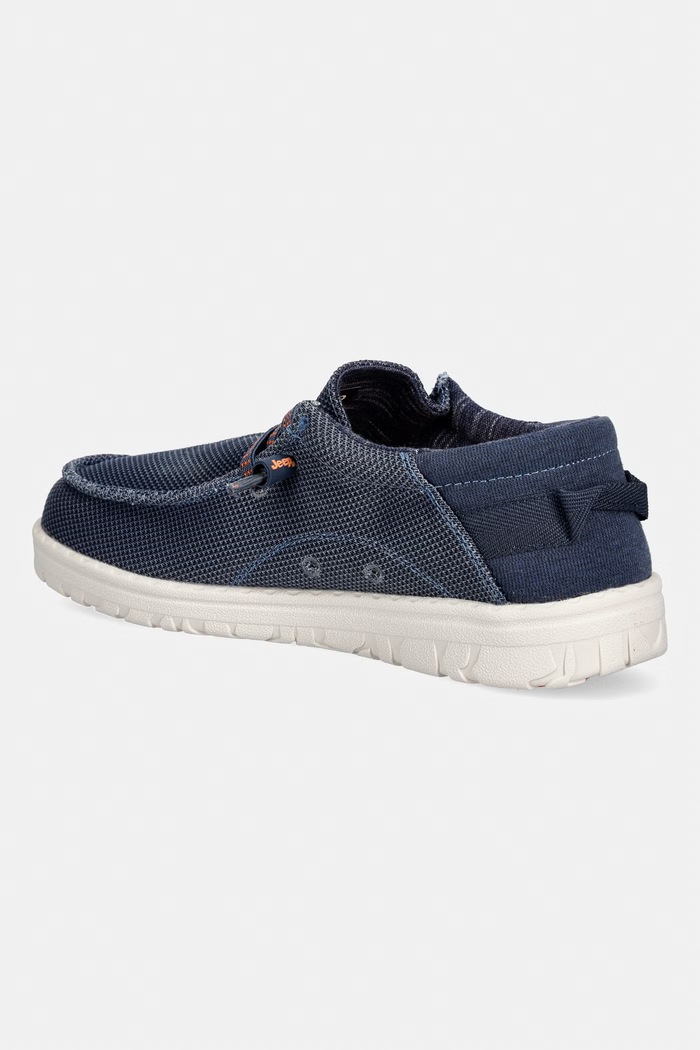 Παπούτσια Jeep μοκασίνια Ανδρικά SAMOA WALLABEE KNIT JM61115A100 σκούρο μπλε